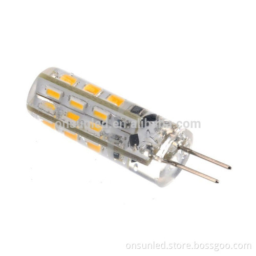 Mini G4 led lamp 24pcs 3014 SMD silicon g4 LED 1.5w DC12V